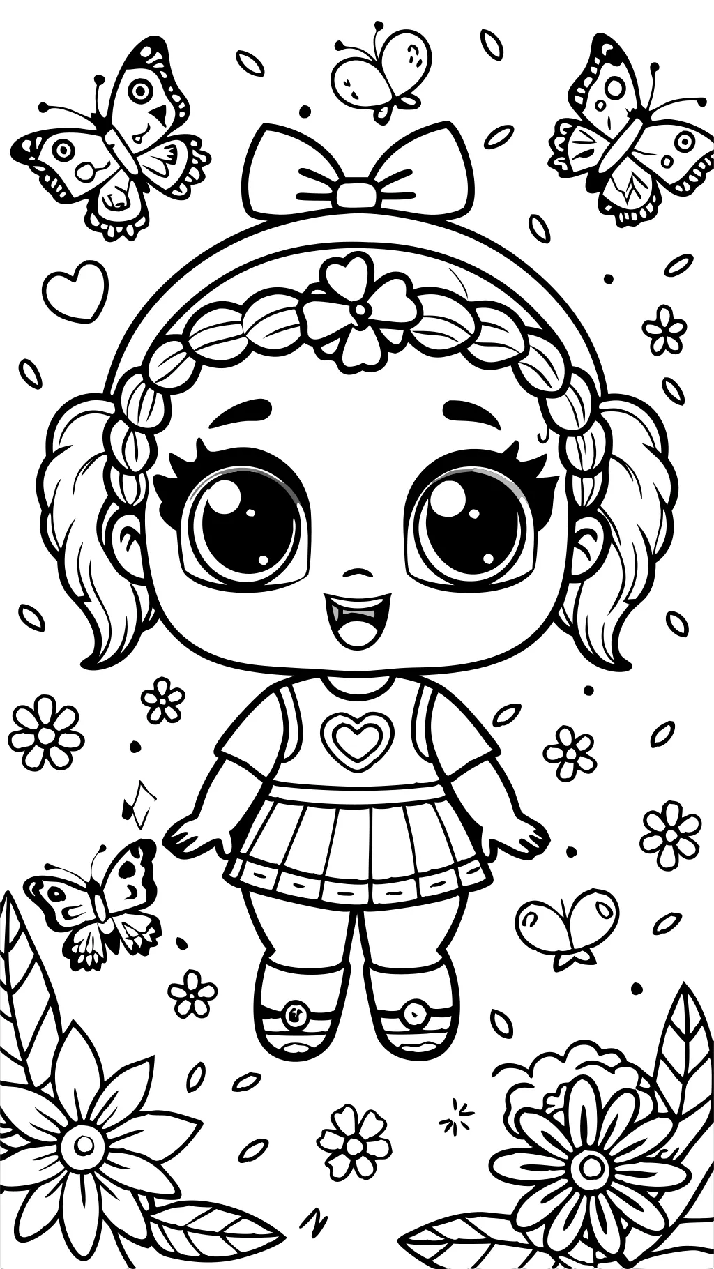 Lol Dolls Coloring Pages